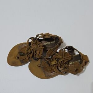 Maurices Women's Brown Fringe Sandals